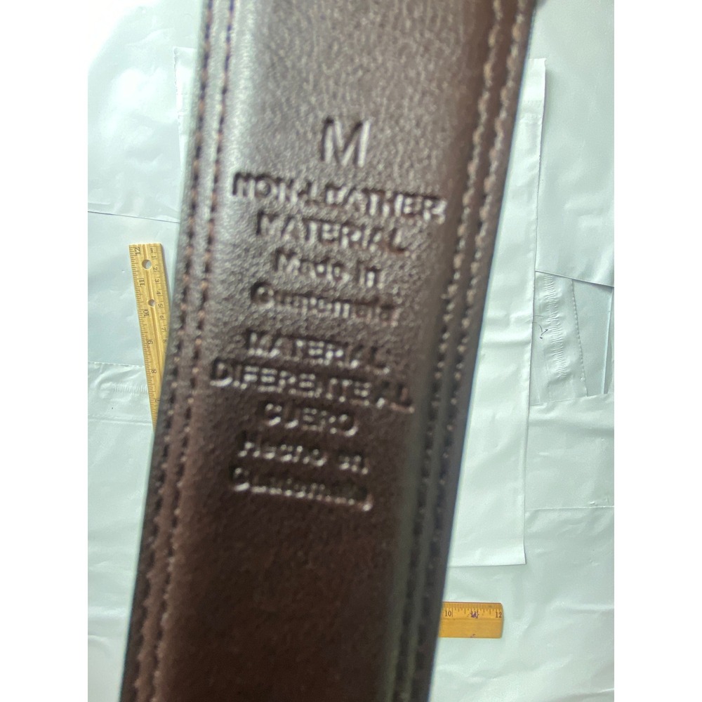 Unbranded Medium Brown Non Leather Material‎ Belt Made in Guatemala